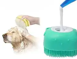 ספוג רחצה מסיליקון. צבע צהוב.