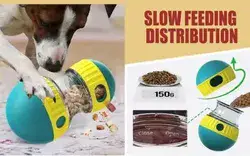 כדור מזון איטי. צבע אדום.