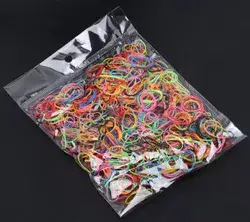 גומיות צבעוניות אלסטיות. 100 יחידות.