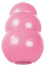 קונג, צעצוע לעיסה מגומי טבעי. גודל L. צבע ורוד
