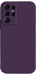 מגן כיסוי נוזלי מסיליקון עבור Samsung Galaxy S24 S23 S22 Ultra S21 S20 FE Plus A52 S25 הגנה על המצלמה כיסוי רך