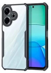 מגן ל-Xiaomi Redmi 13 4G 5G, POCO M6 4G XUNDD מוגן בפני זעזועים עם מגן מצלמה שקוף PC+TPU ל-Note 13R 5G