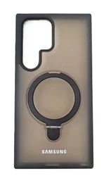 קייס מחזיק טבעת מגנטי עבור Samsung Galaxy S25 S24 S23 S22 Ultra Plus S23 S24 FE לטעינת Magsafe מגן לא מחליק