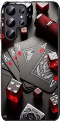 כיסוי טלפון רך שחור עבור Samsung Galaxy S25 Edge S20 S21 FE S23 Ultra S24 Plus