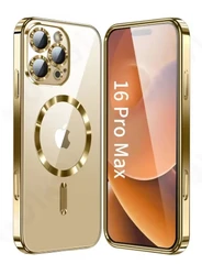 כיסוי מגנטי לטעינה אלחוטית Magsafe iPhone 11 12 13 14 15 16 Pro Max Plus כיסוי סיליקון בעל עמידות בפני זעזועים