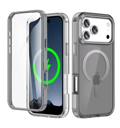 מגן מגנטי עבור iPhone 17 Series, כיסוי הגנה מלא לגוף, מארז PC+TPU