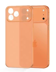 מגן טלפון דק מאוד עבור iPhone 17 Pro Max, מט, שקוף, PP קשה
