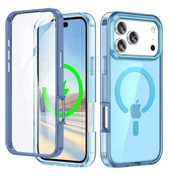 מגן מגנטי עבור iPhone 17 Series, כיסוי הגנה מלא לגוף, מארז PC+TPU צבעוני