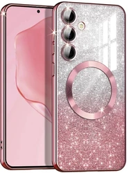 מגן מבריק עבור Samsung Galaxy S25 S24 S23 S22 S21 S20 Plus FE Case Note20 Ultra MagSafe