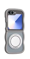 מגן מראה מגנטית 360 ° כיסוי טלפון עם תושבת סובבת עבור Samsung Galaxy Z Flip 7 FE 5G Flip6 Flip5 Flip7 Magsafe