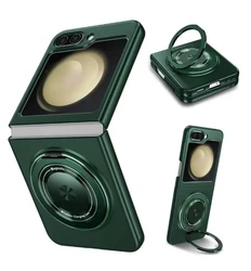 360 ° טבעת מגנטית טבעת טלפון גלקסיה סמסונג  flip 5 flip flip 6 כיסוי מגן קשה
