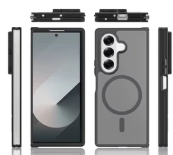 כיסוי חדש לטלפון Samsung Galaxy Z Fold 7, בטעינה אלחוטית, כיסוי מתהפך לטלפון