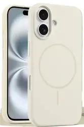 כיסוי טלפון מסיליקון נוזלי עבור iPhone 17, 16 plus מטען אלחוטי מגנטי Magsafe כיסוי אחורי בעל עמידות בפני זעזועים